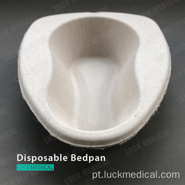 Cama de enfermagem PAN Uso médico Bedpan de celulose